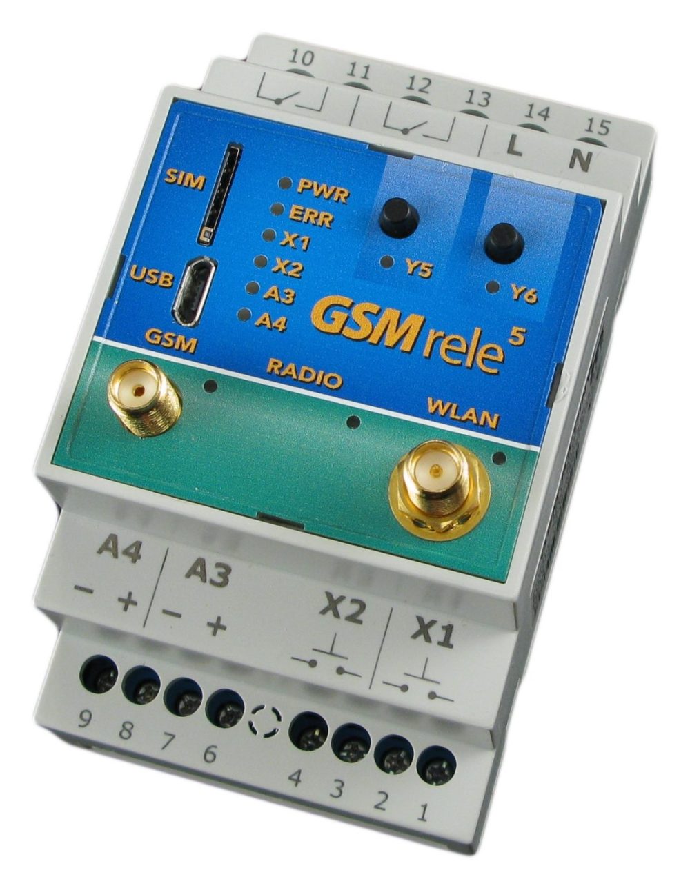 GSM-R5-DINW – dálkově ovládejte přes GSM i WIFI